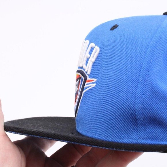 OKC Oklahoma City Thunder Mitchell & Ness Kevin Durant #35 Snapback Cap Hat - Picture 7 of 8